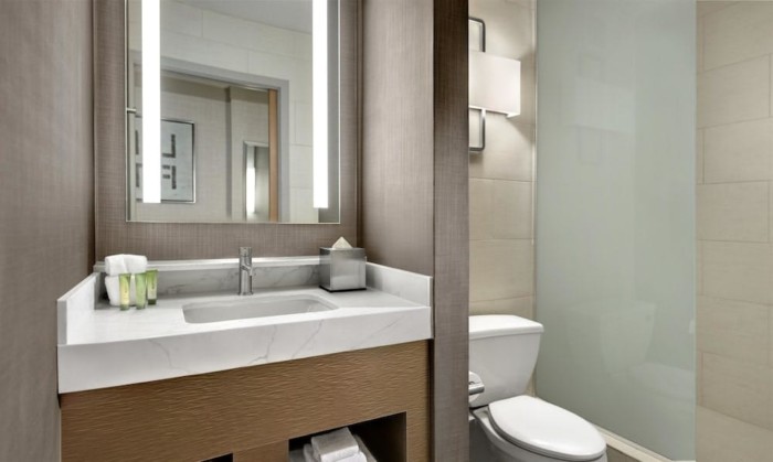 Bathroom | Suites at Stratosphere Hotel, Casino & Tower, BW Premier Collection