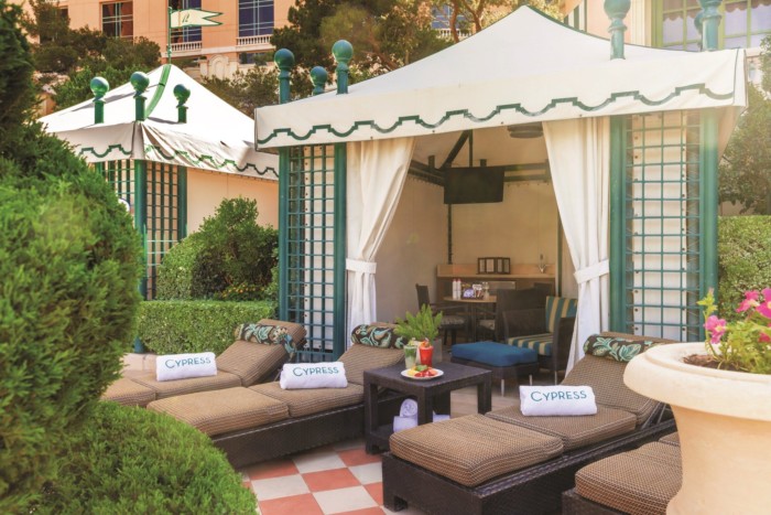 Cypress Pool Cabana | Suites at Bellagio