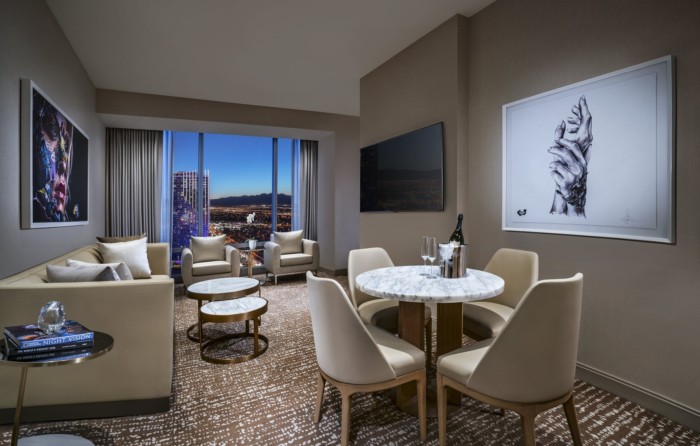 Grand Suite Living Room | Suites at The Palms Casino Resort