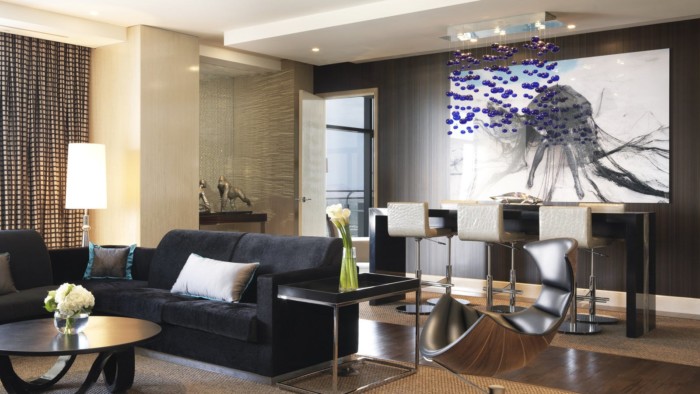 NV, the Cosmopolitan of las vegas, three bedroom west end penthouse, image of lounge