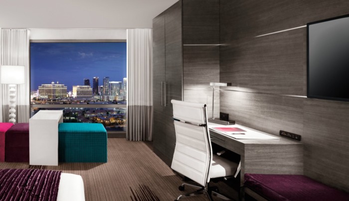 Ivory Tower Desk | Suites at The Palms Casino Resort