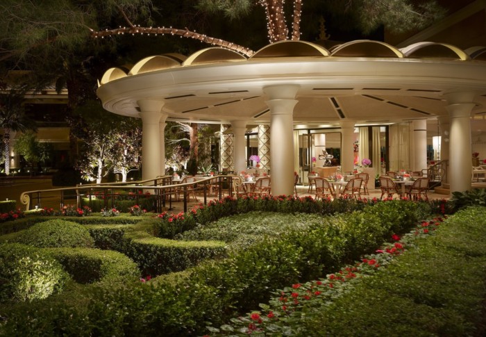 Jardin Patio Night | Suites at Encore at Wynn Las Vegas