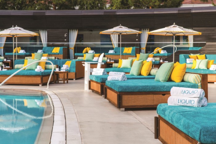 Liquid Pool Daybeds | Suites at ARIA Resort & Casino Las Vegas