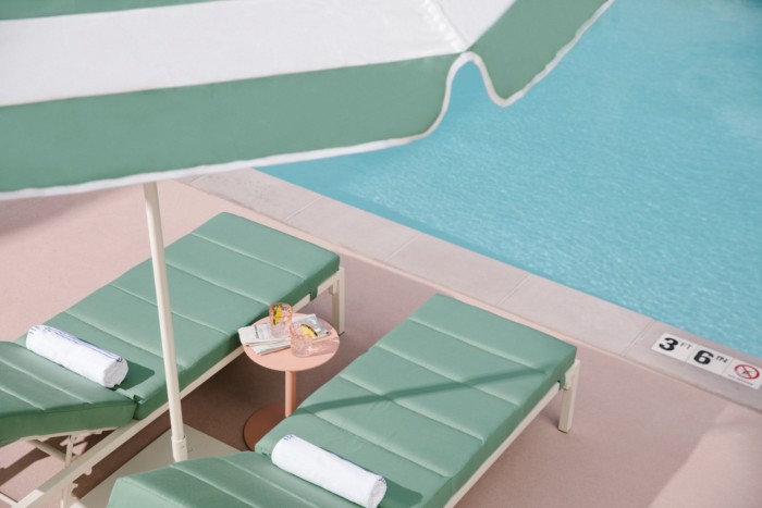 Pool Lounge Chairs | Suites at Park MGM Las Vegas