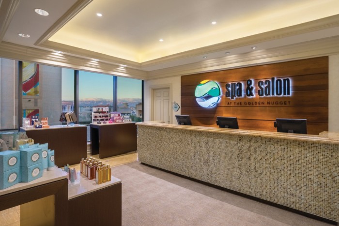 Spa and Salon Entry | Suites at Golden Nugget Las Vegas Hotel & Casino