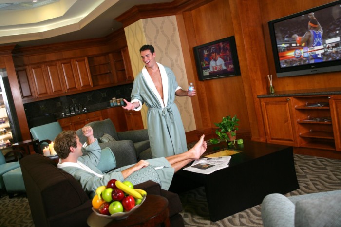 Spa Costa del Sur Men"s Lounge in the South Point | Suites at South Point Hotel, Casino, and Spa